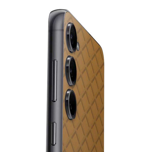 Sneakerhead Gold Pattern Galaxy S25 Skin
